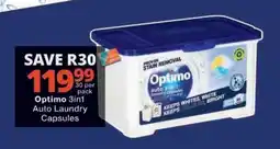 Checkers Optimo 3in1 Auto Laundry Capsules offer