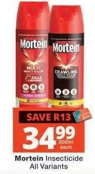 Checkers Mortein Insecticide All Variants offer