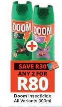 Checkers DOOM INSECTICIDE offer