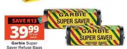 Checkers Garbie Super Saver Refuse Bags offer