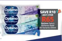 Checkers Optimo Fabric Softener Refill offer