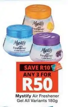 Checkers Mystify Air Freshener Gel offer