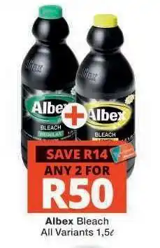 Checkers ALBEX BLEACH offer