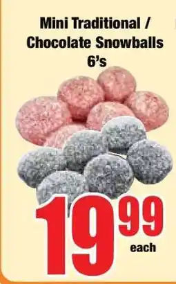 Boxer Mini Traditional / Chocolate Snowballs 6's offer