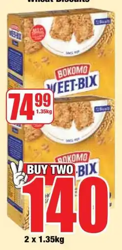 Boxer Bokomo Weet-Bix offer