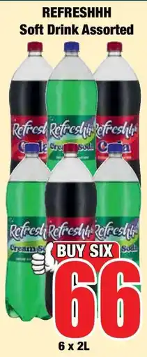Boxer REFRESHHH Soft Drink Assorted offer