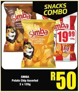 Boxer SIMBA Potato Chip Assorted offer