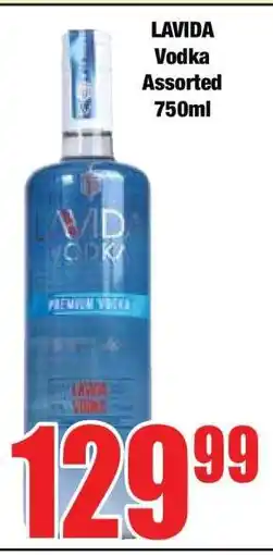 Boxer LAVIDA Vodka Assorted 750ml offer