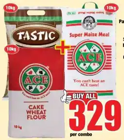 Boxer ACE Cake Wheat Flour + ACE Super Maize Meal offer