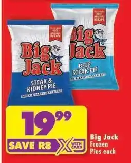 Shoprite Big Jack Frozen Pies each offer