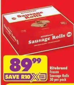 Shoprite RITEBRAND FROZEN SAUSAGE ROLLS offer