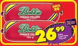 Shoprite Bokkie French Polony offer