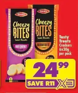 Shoprite Tasty Treats Crackers 6x30g per pack offer