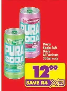 Shoprite Pura Soda Soft Drink offer