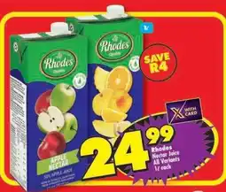 Shoprite Rhodes Nectar Juice offer