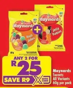 Shoprite MAYNARDS SWEETS offer