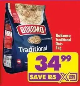 Shoprite Bokomo Traditional Oats 1kg offer