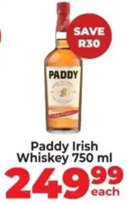 Diamond Discount Liquor Paddy Irish Whiskey offer