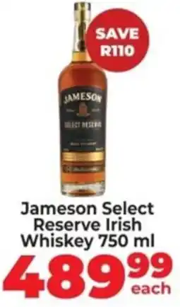 Diamond Discount Liquor Jameson Select Reserve Irish Whiskey offer