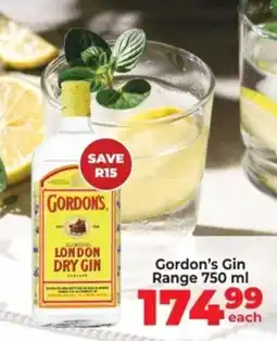 Diamond Discount Liquor Gordon's London Dry Gin offer
