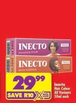 Shoprite INECTO HAIR COLOUR offer
