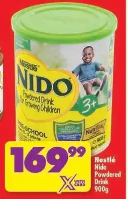 Shoprite NESTLÉ NIDO POWDERED DRINK 900g offer