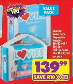 Shoprite Lovies Value Pack offer
