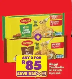 Shoprite Maggi 2min Noodles All Variants offer