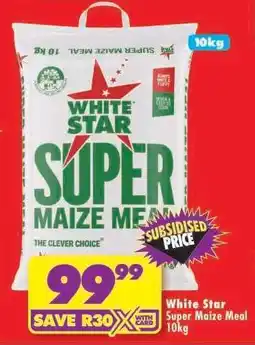 Shoprite White Star Super Maize Meal-10Kg offer