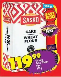 Shoprite Sasko Cake Wheat Flour 10kg offer