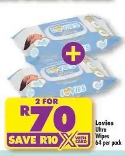 Shoprite Lovies Ultra Wipes offer