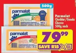 Shoprite Parmalat Cheddar/Gouda Cheese 500g each offer