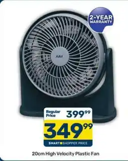 Pick n Pay 20cm High Velocity Plastic Fan offer