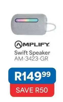 OK Furniture Amplify Swift Speaker AM-3423-GR offer