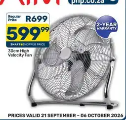 Pick n Pay 30cm High Velocity Fan offer