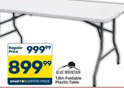 Pick n Pay Hypermarket Blue Mountain 1.8m Foldable Plastic Table offer