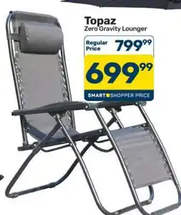 Pick n Pay Hypermarket Topaz Zero Gravity Lounger offer
