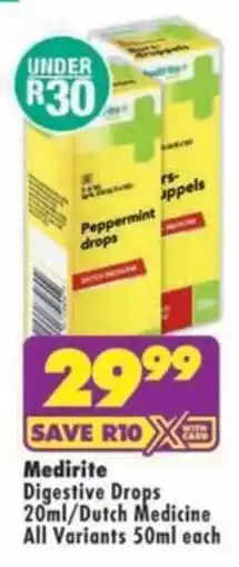 MediRite Medirite Digestive Drops offer