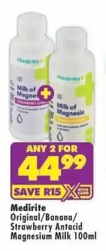 MediRite Medirite Milk of Magnesia offer