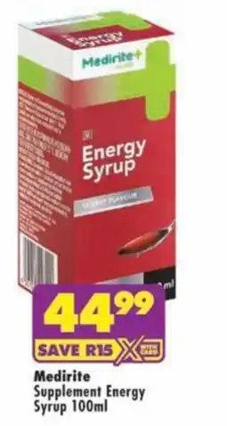 MediRite Medirite Energy Syrup offer