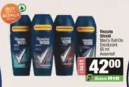 SuperSpar Rexona Shield Men's Roll On Deodorant Assorted offer