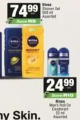 SuperSpar Nivea Shower Gel Assorted offer