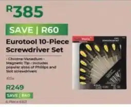 Agrimark Eurotool Screwdriver Set offer