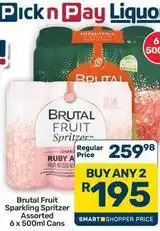 Pick n Pay Hypermarket Pick n pay - sparkling spritzer assorted offer