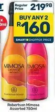 Pick n Pay Hypermarket Robertson winery - mimosa assorted offer