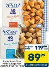 Pick n Pay Hypermarket Today - mini sausage rolls assorted 40s per pack offer