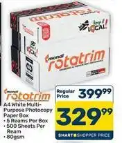 Pick n Pay Hypermarket A4 white multi-purpose photocopy paper box offer