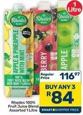 Pick n Pay Hypermarket Rhodes - fruit juice blend offer