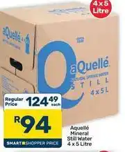 Pick n Pay Hypermarket Aquelle - mineral still water offer