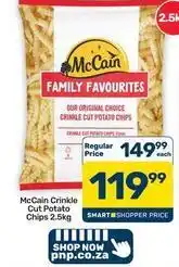 Pick n Pay Hypermarket Mccain - crinkle cut potato chips offer